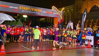 PUMA NITRO NIGHT RUN  PUTRAJAYA MALAYSIA  Amazing Race In Raining Night🇲🇾👍 [upl. by Dadelos840]