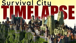 Minecraft Medieval SURVIVAL City Novigrad Timelapse shorts [upl. by Waterer]