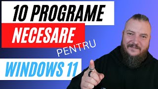 10 Programe NECESARE dupa INSTALARE WINDOWS 11 [upl. by Akirat713]