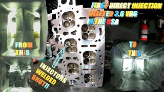 36 VR6 DIRECT INJECTION FULLY DELETED CYLINDER HEAD [upl. by Alexine]