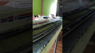 Bachmann modeltrain EMD F 7 Santa Fe [upl. by Bensky182]