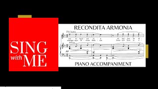 Recondita armonia  Accompaniment  Cavaradossi  Puccini [upl. by Sucram]