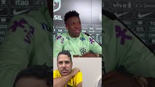 EMOCIONANTE VINICIUS JR FAZ DISCURSO HISTÓRICO CONTRA O RCISMO viniciusjr seleçãobrasileira [upl. by Bobbi753]