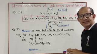 Nomenclatura de Alcanos Ramificados o Radicales  19 [upl. by Coheman318]