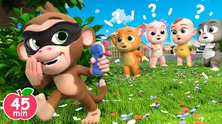 Three Little Kittens and Naugthy Monkey More Lalafun Nursery Rhymes amp Kids Songs [upl. by Stier]