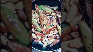 পটল আর কাঁঠালের বিচি ভাজি সহজ রেসিপি। shortvideo viralvideo food [upl. by Mihe]