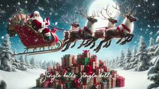 Jingle Bells Original Song4KLyrics Christmas Songkaraoke 🎤 [upl. by Carey]