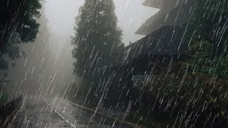 Rain Sounds For Sleeping  99 Instantly Fall Asleep With Rain And Thunder Sound At Night [upl. by Fabiano432]