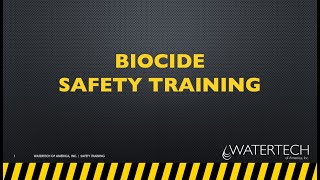 Biocide Safety Training [upl. by Novej356]