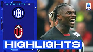 MilanInter 32  Leao show nel derby è festa Milan Gol e Highlights  Serie A TIM 202223 [upl. by Hnoj]