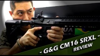 AIRSOFT  GampG CM16 SRXL REVIEW [upl. by Czarra698]