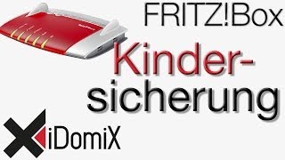 FRITZBox Kindersicherung Filter Webseiten sperren [upl. by Tannen]