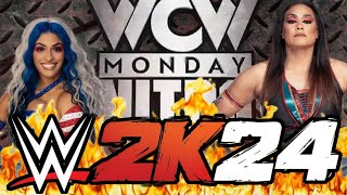 Zelina Vega vs Tamina WWE 2K24 [upl. by Aehcim]