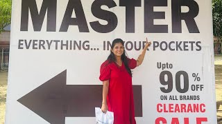 First Vlog on Brands Clearanc Sale  90 Off on All Brands  Honest Reviews  Discount Master Sale [upl. by Pierette]