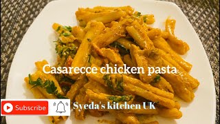 Casarecce Chicken pasta recipe কেসারেসি পাসটা রেসিপি🇧🇩 [upl. by Rumney825]