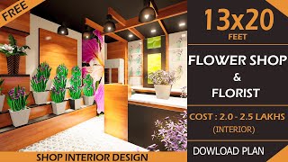 13x17 flower shop  Modern Flower Shop Design Ideas  Low Budget Florist Shop Interior Design Ideas [upl. by Quintina793]