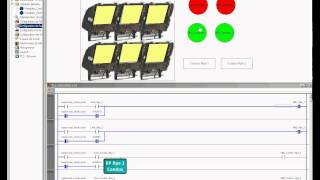 Mode simulation sous Codesys supervision Mât déclairage [upl. by Lynda868]