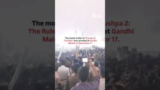 When the crowd caused chaos at Pushpa 2s trailer launch event [upl. by Nooj218]