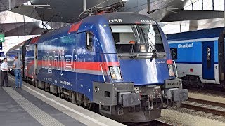 ÖBB Nightjet Taurus in Wien Hbf [upl. by Kepner860]