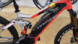 Haibike XDURO AllMtn 10 Yamaha PWX 500WH econnect Elektro Fahrrad 2018 SilberRotSchwarz matt [upl. by Dorise]