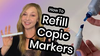 How to refill copic markers [upl. by Waite]