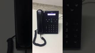 TELEFONE IP CISCO CP6921 [upl. by Yann23]