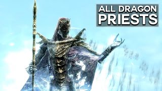 Skyrim  All Dragon Priests and their Dark Lore [upl. by Idram]