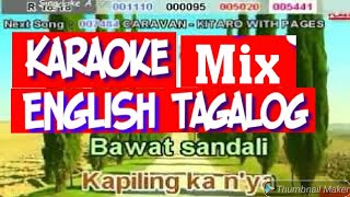 Karaoke tagalog amp English mix collections popular karaoke  Karaoke Version  videoke [upl. by Nelyak]