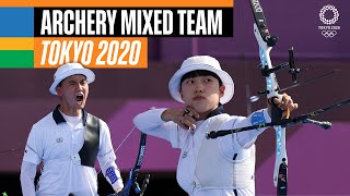 🏹 Archery Mixed Team Gold Medal  Tokyo Replays [upl. by Herzel679]