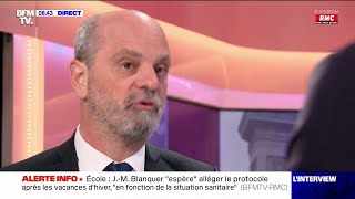 Blanquer  quotLécole filmée par Zone Interdite à Roubaix est en cours de fermeturequot [upl. by Mouldon219]