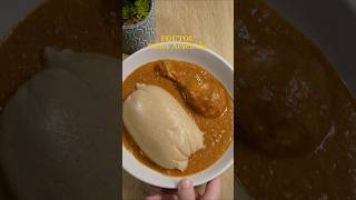 Recette de Foutou Sauce Arachiderecette ideerepas saucearachide foufou foutou ammey shorts [upl. by Blanding]