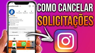 Como cancelar solicitações de amizade enviadas no Instagram [upl. by Alilahk]