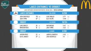 Lakes Entrance v Orbost [upl. by Anirazc570]