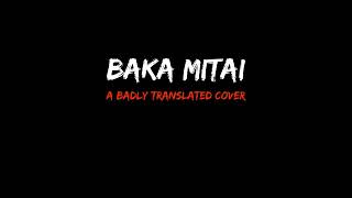 Baka Mitai  A Badly Translated Cover [upl. by Soirtemed]