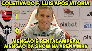 MENGÃO É CAMPEÃO COLETIVA DO FILIPE LUIS APÓS VITORIA MENGÃO CONQUISTA O PENTA DA COPA DO BRASIL [upl. by Lew]