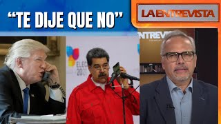 FALLIDA LLAMADA DE MADURO A TRUMP  LaEntrevista  evtv  112124 67 [upl. by Entsirhc]