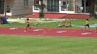 NSG 2018 B Div Girls 400m Hurdles Heat 3 [upl. by Farant]