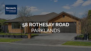 FOR SALE  58 Rothesay Road Parklands  Miranda amp Milla Newbury Harcourts Holmwood Merivale [upl. by Airlia]