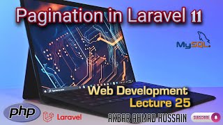 Pagination in PHPLaravel 11Web Development Lecture25 [upl. by Reace]