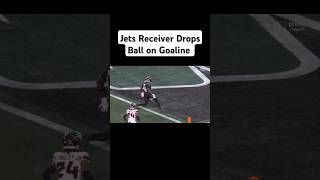 Malachi Corley Drops Ball Before Running Into Endzone 👀 jetsvstexans nfl joemixon fyp shorts [upl. by Koby]