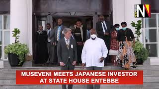 Museveni meets Japanese investor at State House Entebbe [upl. by Aicnatsnoc]