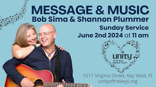 “Message amp Music”  Bob Sima and Shannon Plummer [upl. by Radke]