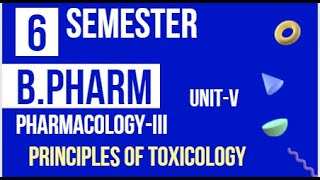 Principles of ToxicologyUnitIVBPharm6Semester [upl. by Eimmot636]