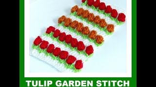 Tulip Garden crocheted [upl. by Marigolde]