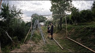 27 Harvesting fruit and building wedding pergola [upl. by Ellecram819]