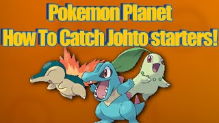 Pokemon Planet  How To Get Totodile chikorita and cyndaquil [upl. by Nicolette]