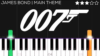 James Bond 007  Main Theme Arr in the style of Patrik Pietschmann  Piano Tutorial [upl. by Salsbury896]