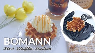 Making famous Croffle at home BOMANN Donut Sandwich amp Waffle Maker  보만 와플 샌드위치 도넛 메이커 크로플 만들기 [upl. by Aniretak]