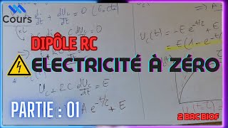 2 BAC  Dipôle RC  Électricité Résume [upl. by Adnalra]