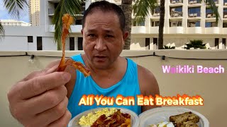 Waking Up to a Fantastic AllYouCanEat Breakfast  Waikiki Beach Hawaii [upl. by Teerell483]